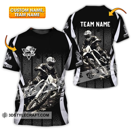 Unisex Shirt - Custom Name And Team Name Motobike Shirt For Player style option 1