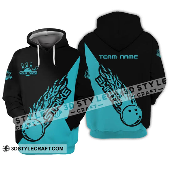 Unisex Shirt - Custom Name And Team Name Shirt - Strike Bowling Lover Shirt style option 3