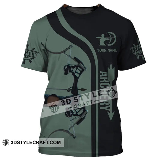 Unisex Shirt, Custom Name Archer Shirt, Archery Polo Long Sleeve, Archer Gift style option 2