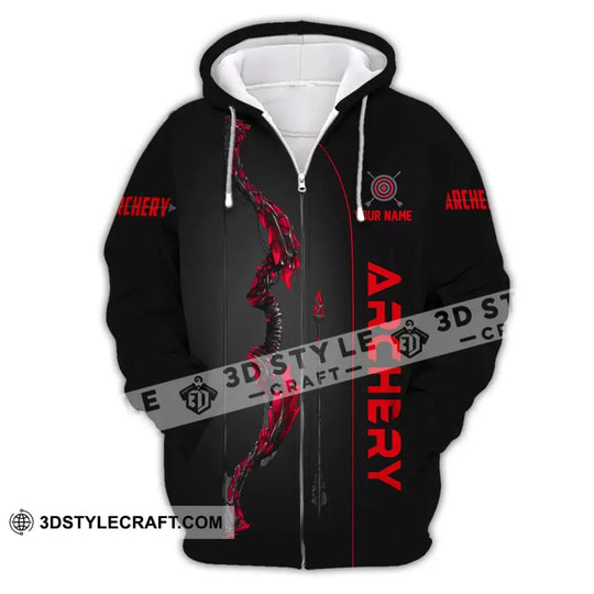 Unisex Shirt, Custom Name Archer Shirt, Archery Polo Long Sleeve, Archer Gift style option 3
