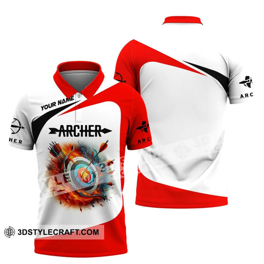 Unisex Shirt, Custom Name Archery Shirt, Archery Gift, Shirt for Archery Lovers style option 4