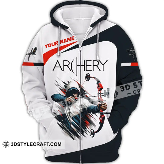 Unisex Shirt, Custom Name Archery T-Shirt, Archery Polo, Archery Gifts, Shirt For Archery Lovers style option 3