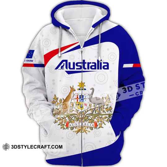 Unisex Shirt, Custom Name Australia Hoodie, Commonwealth of Australia T-Shirt style option 2