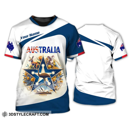 Unisex Shirt, Custom Name Australia Shirt, Australia Lover Polo Long Sleeve Shirt, Australia Gift style option 2
