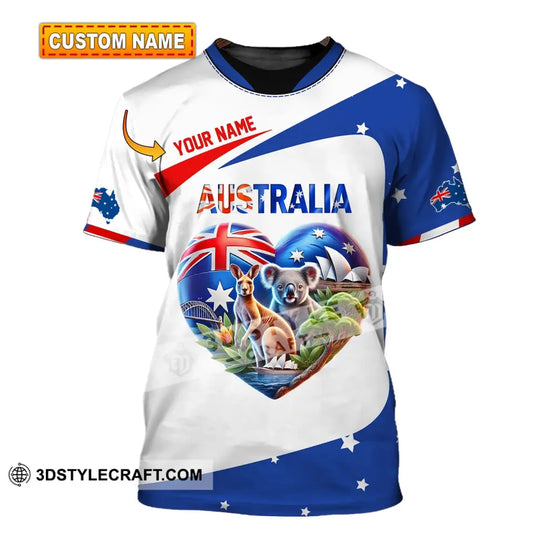Unisex Shirt, Custom Name Australia Shirt, Australia Polo Long Sleeve Shirt, Australian Gift style option 1