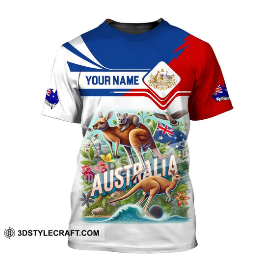 Unisex Shirt, Custom Name Australia Shirt, Australia Polo Long Sleeve, Australia Gift style option 2