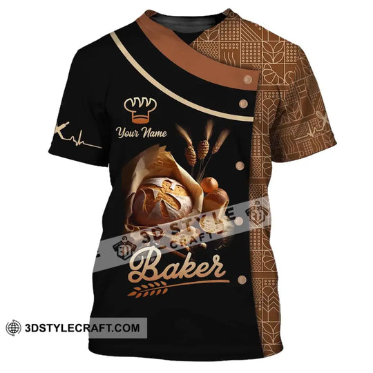 Unisex Shirt, Custom Name Baker Shirt, Bakery Shop Uniform, Bakery Chef Hoodie, Baking Lovers Gift style option 2