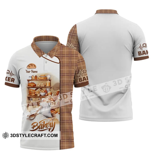 Unisex Shirt, Custom Name Bakery Shirt, Bakery Chef Shirt, Bakers Gift style option 4
