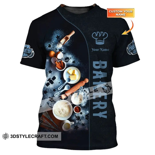 Unisex Shirt, Custom Name Bakery Shirt, Bakery Shop T-Shirt, Bakery Chef, Bakers Gift style option 1