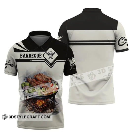 Unisex Shirt, Custom Name Barbecue Shirt, Barbecue Chef, Barbecue Polo, Gift for Barbecue Lovers style option 3