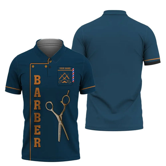 Unisex Shirt, Custom Name Barber Shirt, Shirt For Hairstylists style option 4