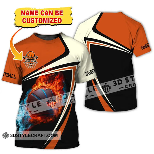 Unisex Shirt, Custom Name Basketball Polo Shirt, Basketball Club Uniform, Basketball T-Shirt style option 3