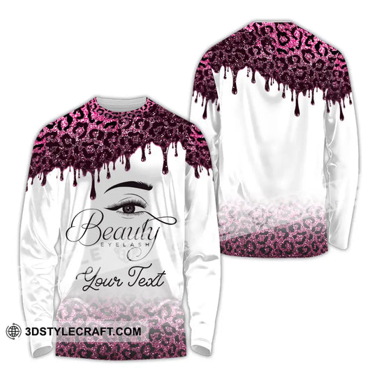 Unisex Shirt - Custom Name Shirt Beautiful Eyelash style option 4