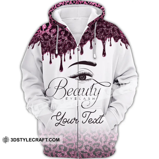 Unisex Shirt - Custom Name Shirt Beautiful Eyelash style option 2