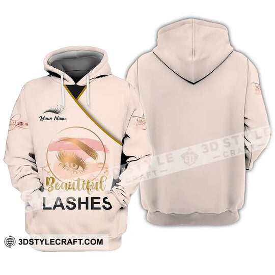 Unisex Shirt - Custom Name Shirt Beautiful Lashes style option 3