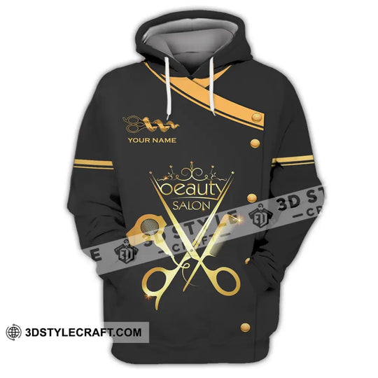 Unisex Shirt - Custom Name Shirt - Beauty Salon, Gift For Hairdresser style option 3