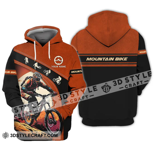Unisex Shirt - Custom Name Biker Shirt For Mountain Bike Player style option 3