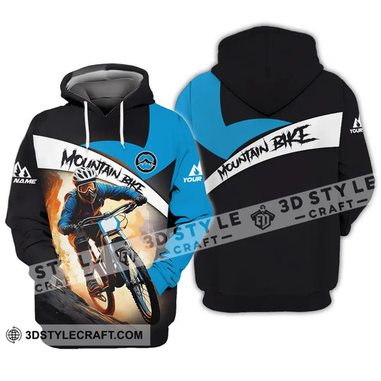 Unisex Shirt - Custom Name Biker Shirt For Mountain Bike Player Racing style option 3