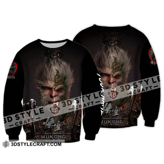 Unisex Shirt - Custom Name Black Myth Wukong Shirt Contrast style option 4