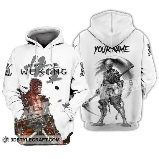 Unisex Shirt - Custom Name Black Myth Wukong Shirt Muscle style option 4