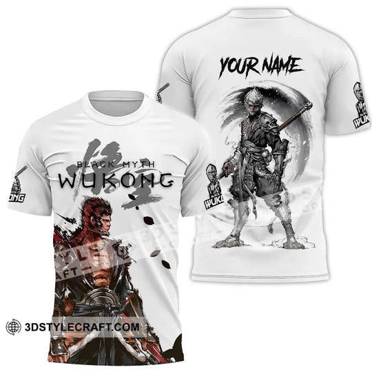 Unisex Shirt - Custom Name Black Myth Wukong Shirt Muscle style option 2