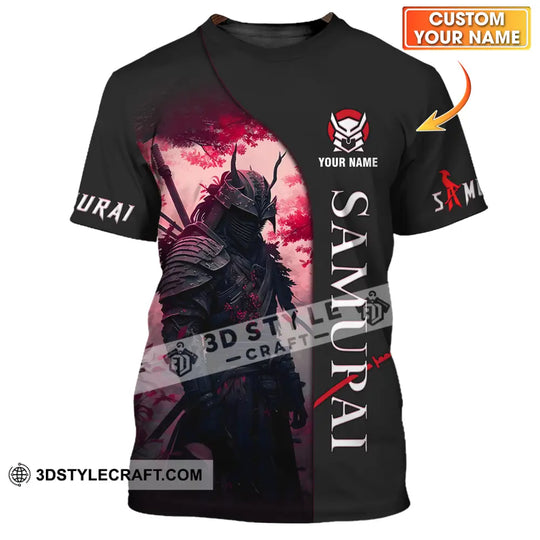 Unisex Shirt - Custom Name Blood Samurai Shirt style option 1