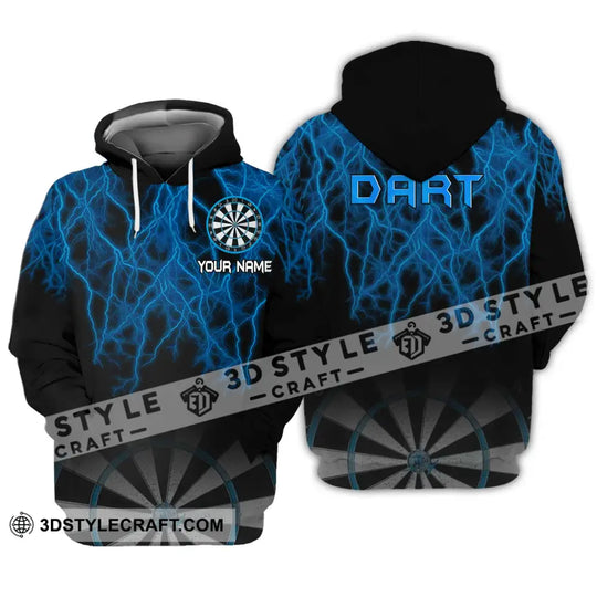 Unisex Shirt - Custom Name Shirt Blue Dart style option 3