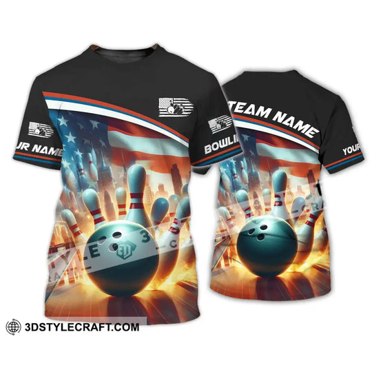 Unisex Shirt, Custom Name Bowling Shirt, Bowling Love Polo Shirt Long Sleeve style option 2