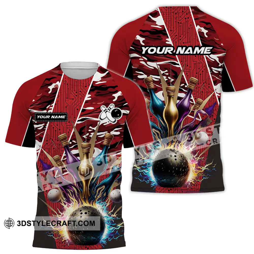 Unisex Shirt - Custom Name Billiard Player T-Shirt / S T-Shirt