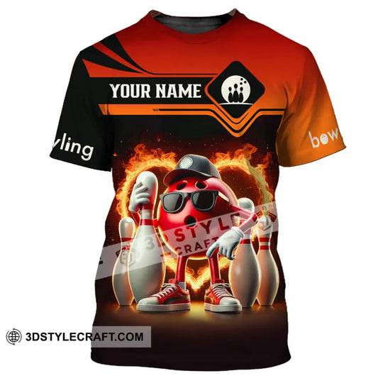 Unisex Shirt, Custom Name Bowling Shirt, Bowling Polo Long Sleeve Shirt style option 2