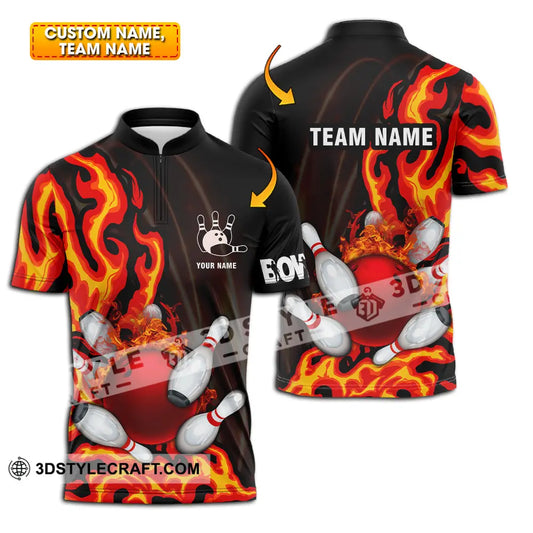 Unisex Shirt - Custom Name Bowling T-Shirt