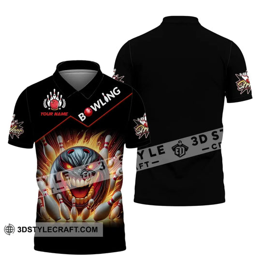 Unisex Shirt, Custom Name Bowling T-Shirt, Bowling Hoodie Long Sleeve Shirt, Bowling Team T-Shirt style option 4