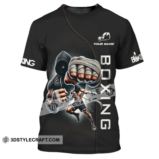 Unisex Shirt - Custom Name Boxing Lover Shirt, Boxing King style option 2