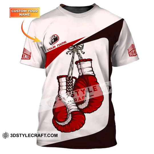 Unisex Shirt - Custom Name Shirt - Boxing Lover Shirt style option 1
