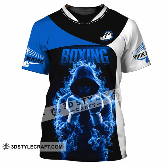 Unisex Shirt, Custom Name Boxing Shirt, Boxing Lover T-Shirt, Boxing Gift style option 2