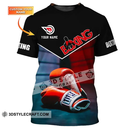 Unisex Shirt - Custom Name Shirt - Boxing Shirt style option 1
