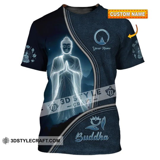 Unisex Shirt, Custom Name Buddha Shirt, Buddha  Polo Long Sleeve, Buddhist T-Shirt style option 1