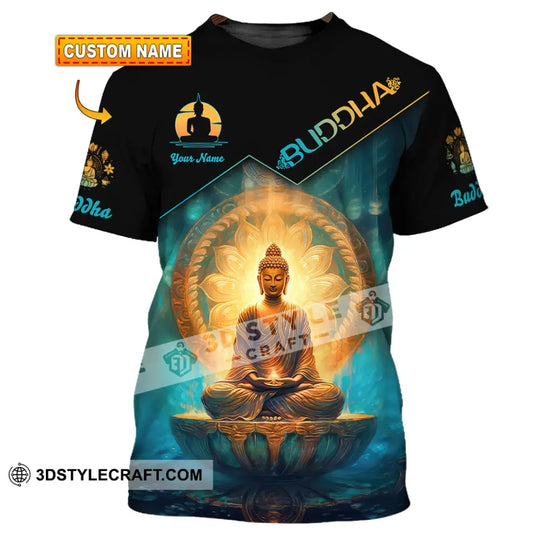 Unisex Shirt, Custom Name Buddha Shirt, Buddha  Polo Long Sleeve, Buddhist T-Shirt style option 1