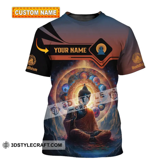 Unisex Shirt, Custom Name Buddha Shirt, Buddha Polo Long Sleeve T-Shirt style option 1
