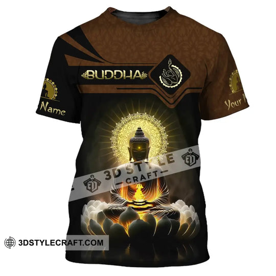 Unisex Shirt, Custom Name Buddha Shirt, Buddha Polo Long Sleeve T-Shirt style option 2