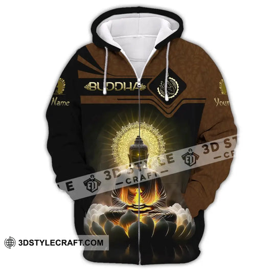 Unisex Shirt, Custom Name Buddha Shirt, Buddha Polo Long Sleeve T-Shirt style option 3