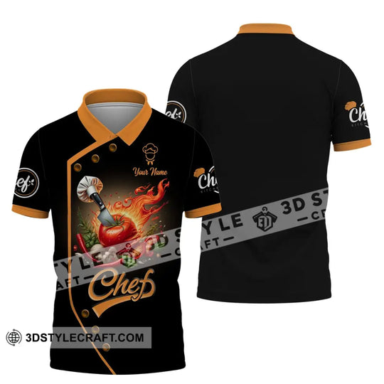 Unisex Shirt, Custom Name Chef Shirt, Chefs Custom Gift, Chef Apparel style option 4