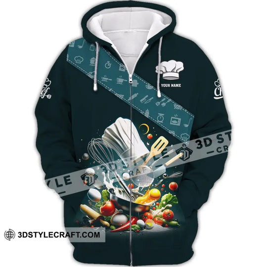 Unisex Shirt, Custom Name Chef Shirt, Cooking Chef, Gift for Cooking Lovers style option 2
