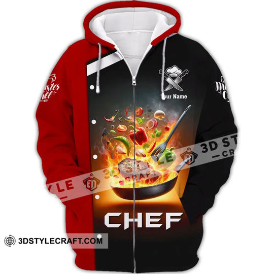 Unisex Shirt, Custom Name Chef Shirt, Cooking Chef Polo, Gift for Cooking Lovers style option 3