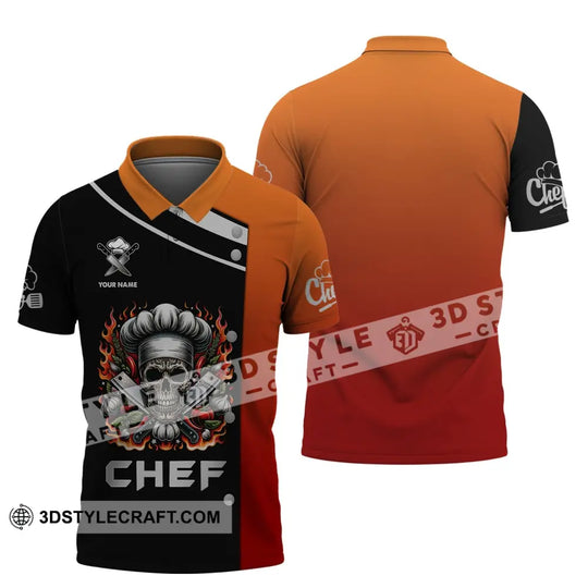 Unisex Shirt, Custom Name Chef Shirt, Shirt for Chefs, Chef Apparel, Gift for Cooking Lovers style option 4