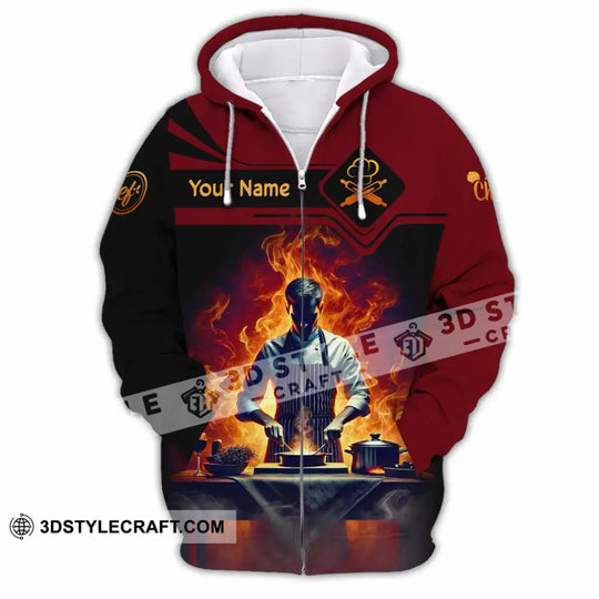 Unisex Shirt, Custom Name Chef Shirt, Gift for Chefs style option 3