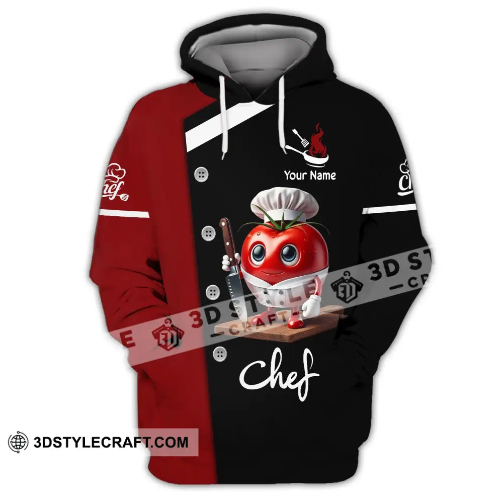 Unisex Shirt Custom Name Chef Gift Hoodie / S T-Shirt