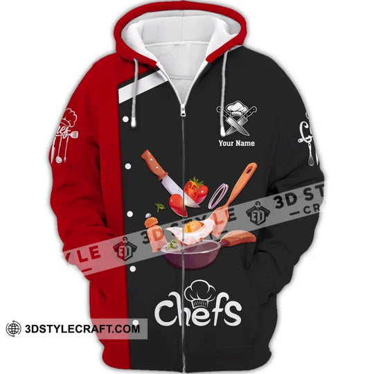 Unisex Shirt, Custom Name Chef Shirt, Chef Hoodie, Chef Polo, Gift for Cooking Lovers style option 2