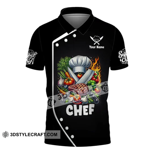 Unisex Shirt, Custom Name Chef Shirt, Chef T-Shirt Hoodie Long Sleeve Shirt style option 4