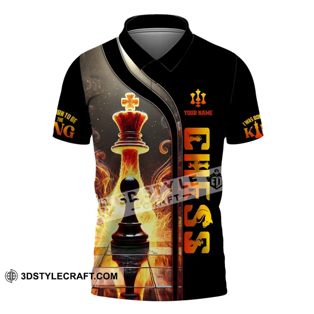 Unisex Shirt Custom Name Chess Gift For Lover Polo / S T-Shirt
